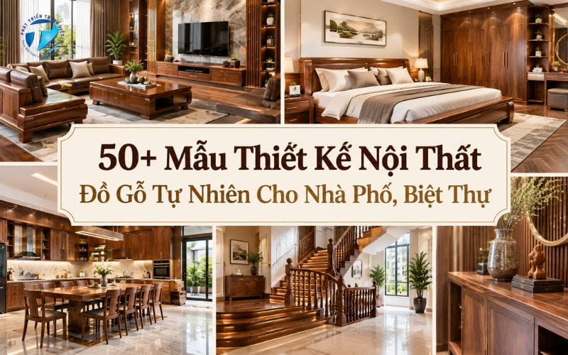 50+ Mẫu Thiết Kế Nội Thất Đồ Gỗ Tự Nhiên Cho Nhà Phố, Biệt Thự